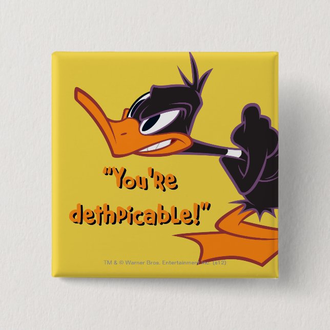 DAFFY DUCK™ Ready to Fight Button (Front)