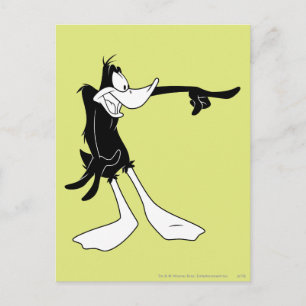 DAFFY DUCK™ Shocked and Pointing Postcard