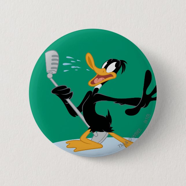 DAFFY DUCK™ Singing Pinback Button (Front)