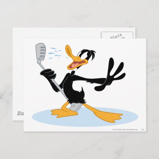 DAFFY DUCK™ Singing Postcard | Zazzle