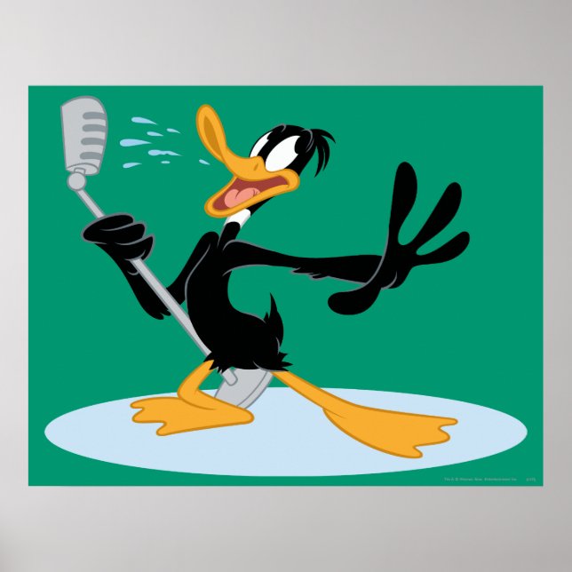 DAFFY DUCK™ Singing Poster (Front)