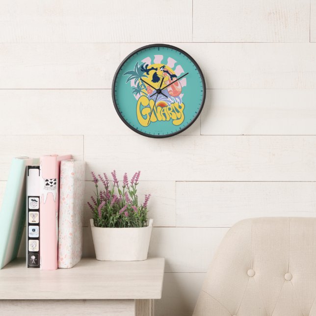 DAFFY DUCK™ Surfing - Gnarly Clock (Reading Room)