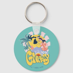 DAFFY DUCK™ Surfing - Gnarly Keychain