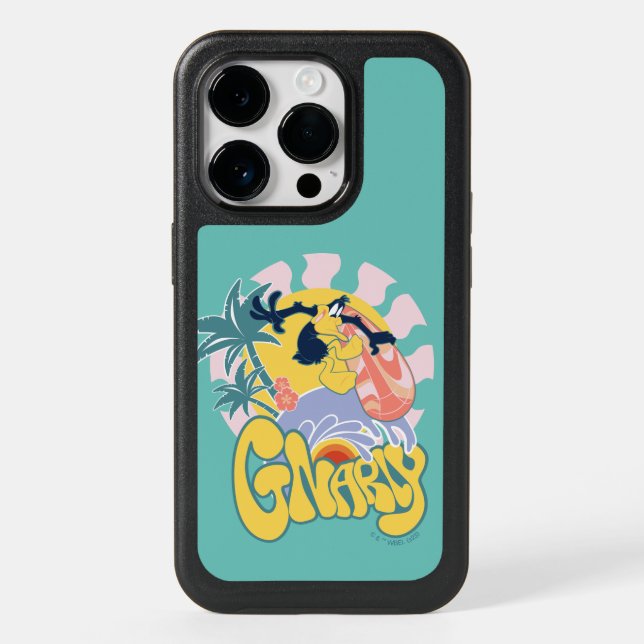 DAFFY DUCK™ Surfing - Gnarly Otterbox iPhone Case (Back)