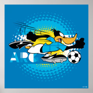 DAFFY DUCK™ Team Argentina Soccer Graphic Poster
