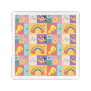 DAFFY DUCK™ & TWEETY™ - Pride Pattern Acrylic Tray