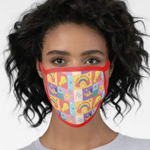 DAFFY DUCK  TWEETY _ Pride Pattern Face Mask