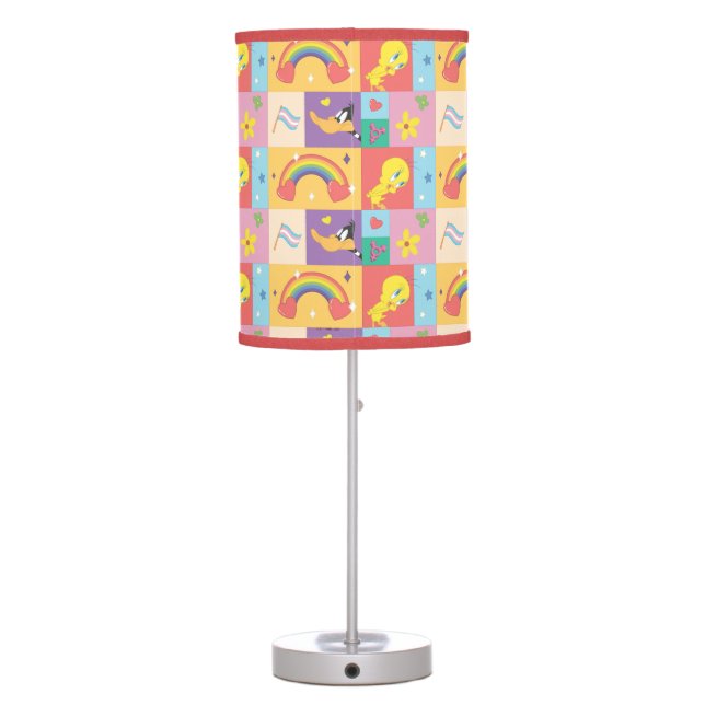 DAFFY DUCK™ & TWEETY™ - Pride Pattern Table Lamp (Back)