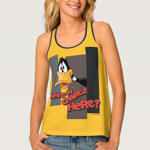 DAFFY DUCK Whos In Charge Here Tank Top