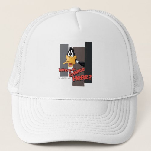 DAFFY DUCK Whos In Charge Here Trucker Hat
