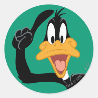 BONJOUR DU 17 Daffy_duck_with_a_great_idea_classic_round_sticker-r9394a08c1cef42139a4751a59e87c973_v9waf_8byvr_324