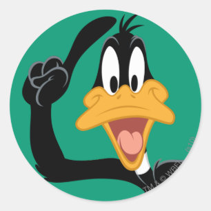 DAFFY DUCK™ With a Great Idea Classic Round Sticker
