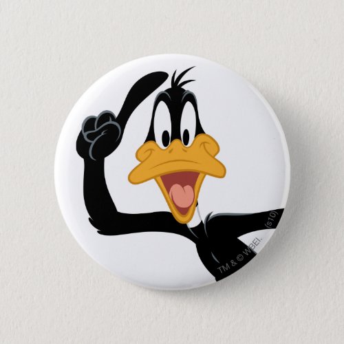 DAFFY DUCK With a Great Idea Pinback Button