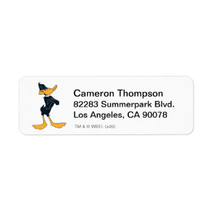 DAFFY DUCK™ with Arms Crossed 2 Label