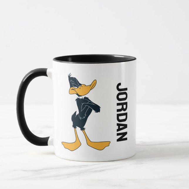 DAFFY DUCK™ with Arms Crossed | Add Your Name Mug (Left)