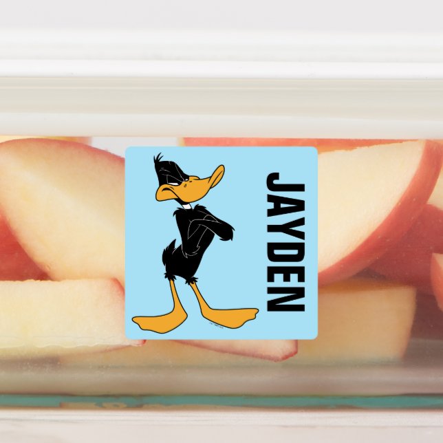 DAFFY DUCK™ with Arms Crossed Color Labels (Affixed)