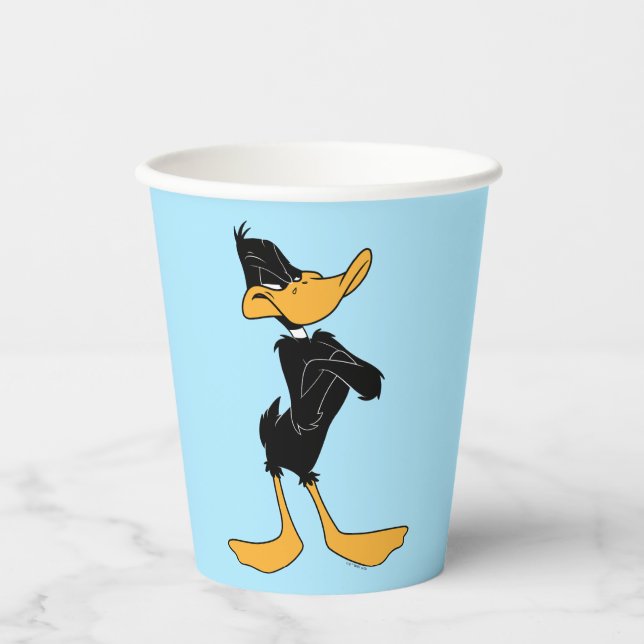 DAFFY DUCK™ with Arms Crossed Color Paper Cups (Front)