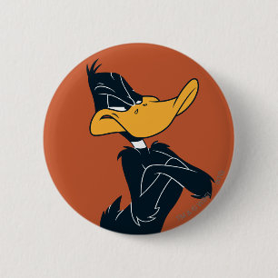 DAFFY DUCK™ with Arms Crossed Pinback Button