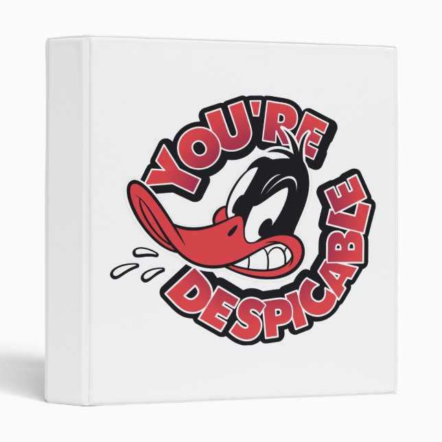 DAFFY DUCK™ - You're Despicable 3 Ring Binder (Front/Spine)