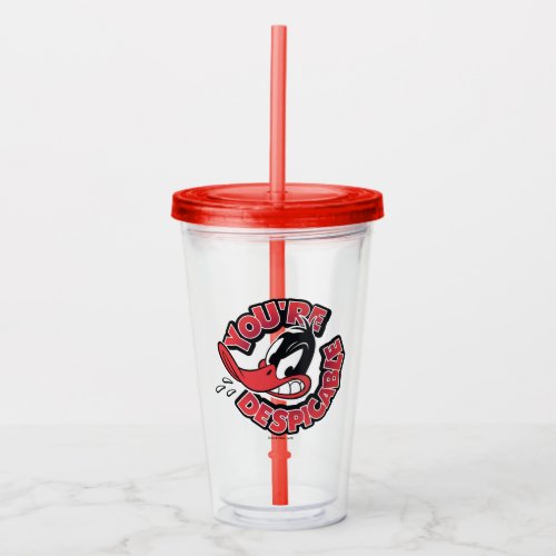DAFFY DUCK _ Youre Despicable Acrylic Tumbler