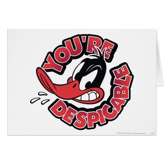DAFFY DUCK™ - You're Despicable Cards (Front Horizontal)
