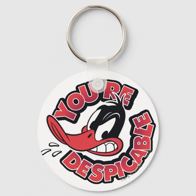 DAFFY DUCK™ - You're Despicable Keychain (Front)
