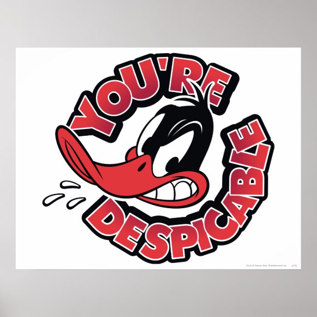 DAFFY DUCK™ - You're Despicable Poster (Front)
