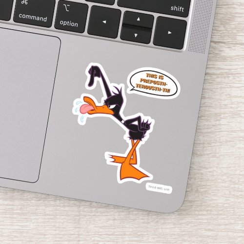 Daffy Speech Bubble Sticker