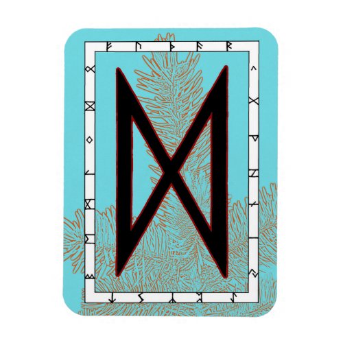 Dagaz Viking Rune Magnet _ Breakthrough