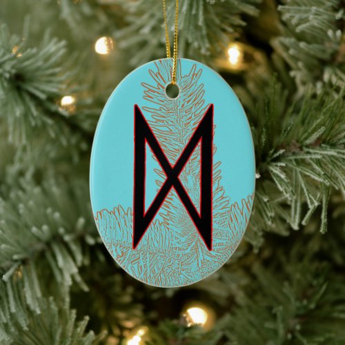 Dagaz Viking Rune Yule Ornament _ Breakthrough