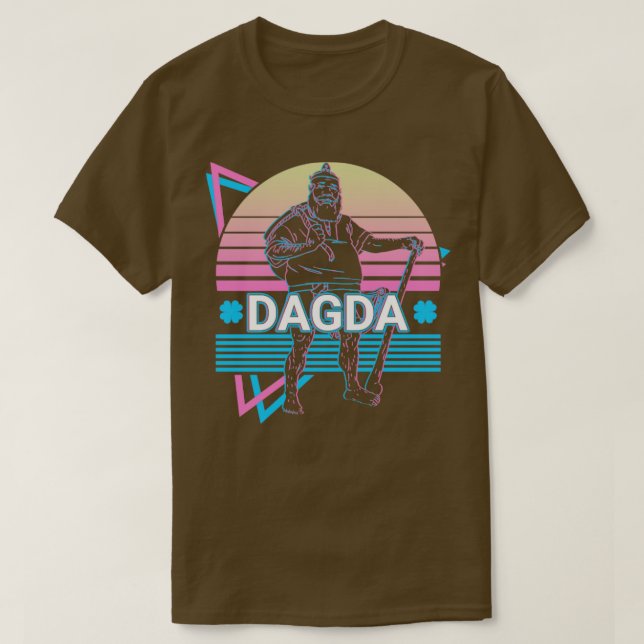 Dagda Celtic God Ancient Irish God Celtic Mytholog T-Shirt (Design Front)