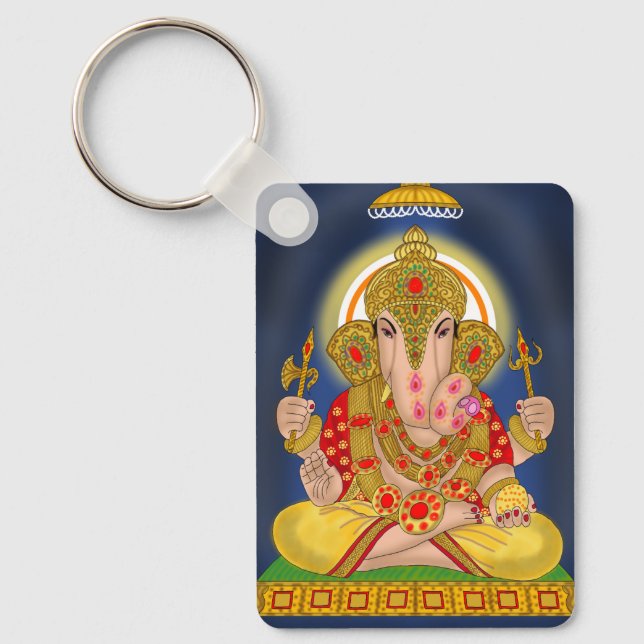 Dagduseth Ganesha Keychain (Front)