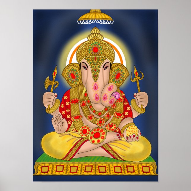 Dagdusheth Ganesha Poster (Front)