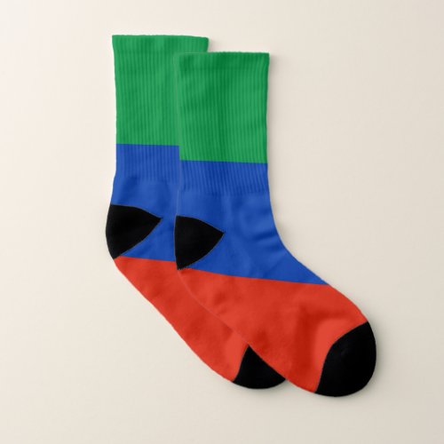 Dagestan flag All_Over_Print Socks
