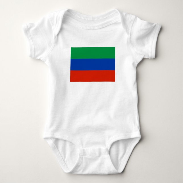 Dagestan Flag Baby Bodysuit (Front)