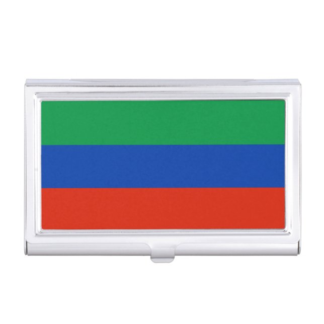 Dagestan Flag Business Card Case (Front)