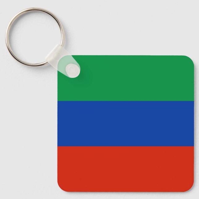 Dagestan Flag Keychain (Front)