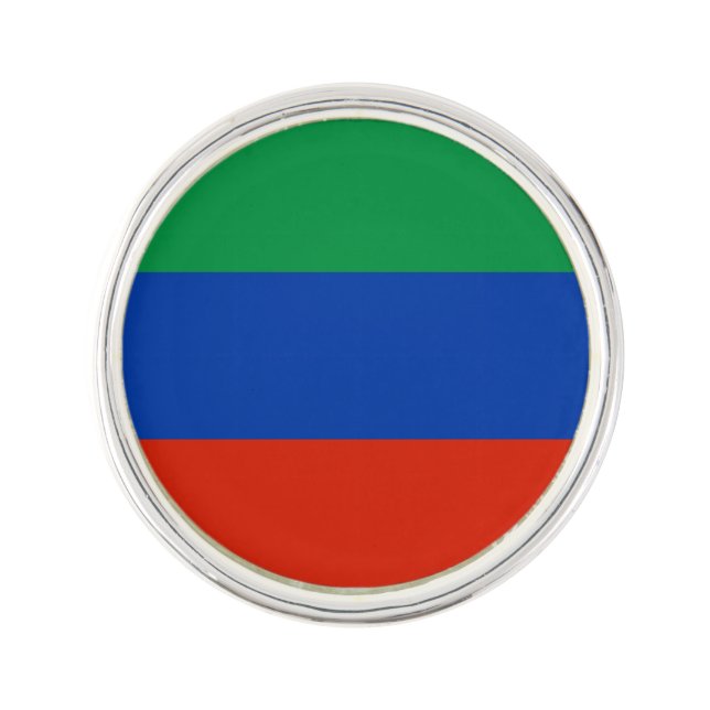 Dagestan Flag Lapel Pin (Front)