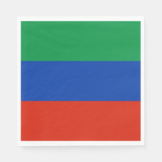 Dagestan Flag Napkins (Front)