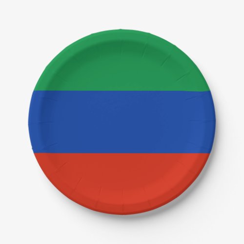 Dagestan Flag Paper Plates