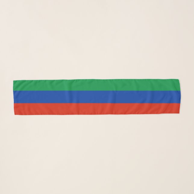 Dagestan Flag Scarf (Front (Horizontal))