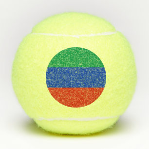 Dagestan Flag Tennis Balls