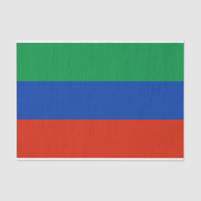 Dagestan Flag Tissue Paper (Front)