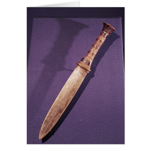 Dagger, from the Tomb of Tutankhamun Cards (Front)