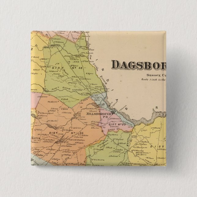 Dagsborough Pinback Button (Front)