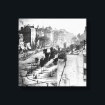 Daguerre Boulevard du Temple First Photograph Canvas Print<br><div class="desc">Louis Dauerre's 1838 photograph of the "Boulevard du Temple" is one of the earliest known photographs to include people.</div>