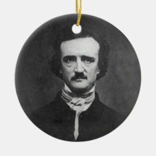 Daguerreotype of Edgar Allan Poe by C.T. Tatman Ceramic Ornament
