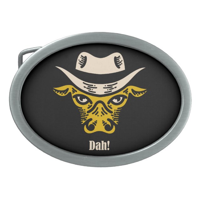 Dah! Belt Buckle (Front)