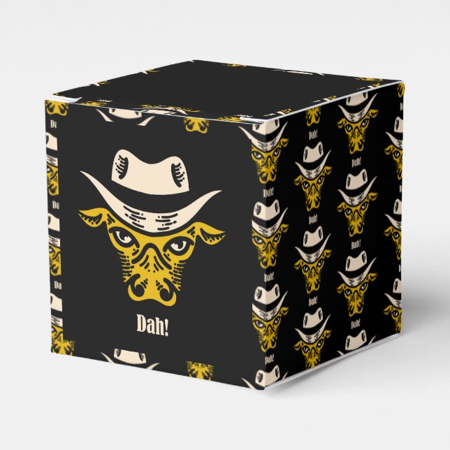 Dah! Favor Boxes (Front Side)