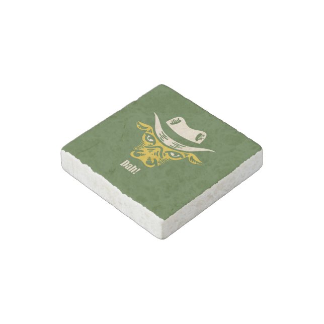 Dah! Stone Magnet (Angled)